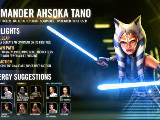 swgoh commander ahsoka tano best build