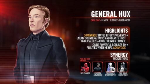 swgoh general hux best build