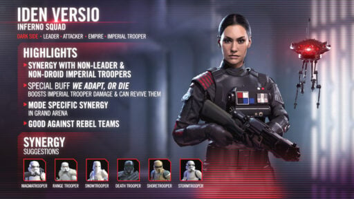 swgoh iden versio best build