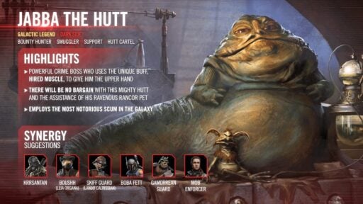 swgoh jabba the hutt best build