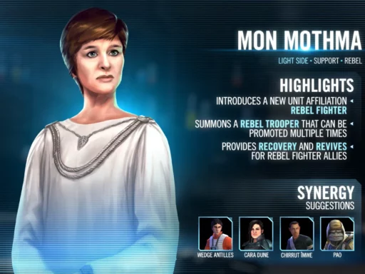 swgoh mon mothma best build