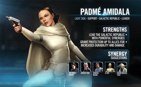 Best Mods Build for Padme Amidala in Star Wars Galaxy of Heroes