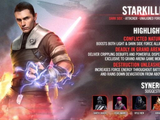 swgoh starkiller best build