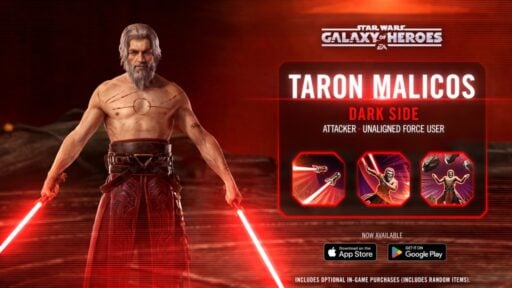 swgoh taron malicos best build