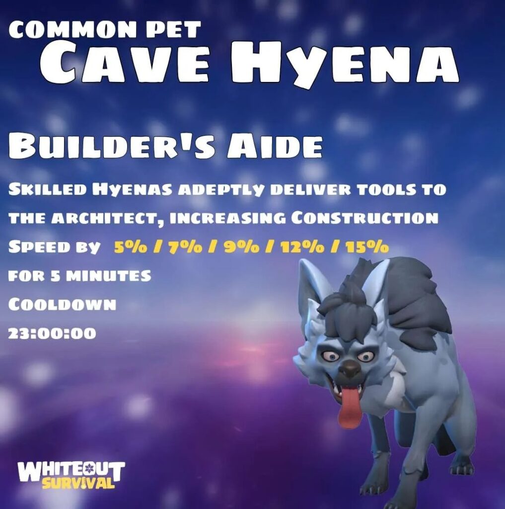 whiteout cave hyena