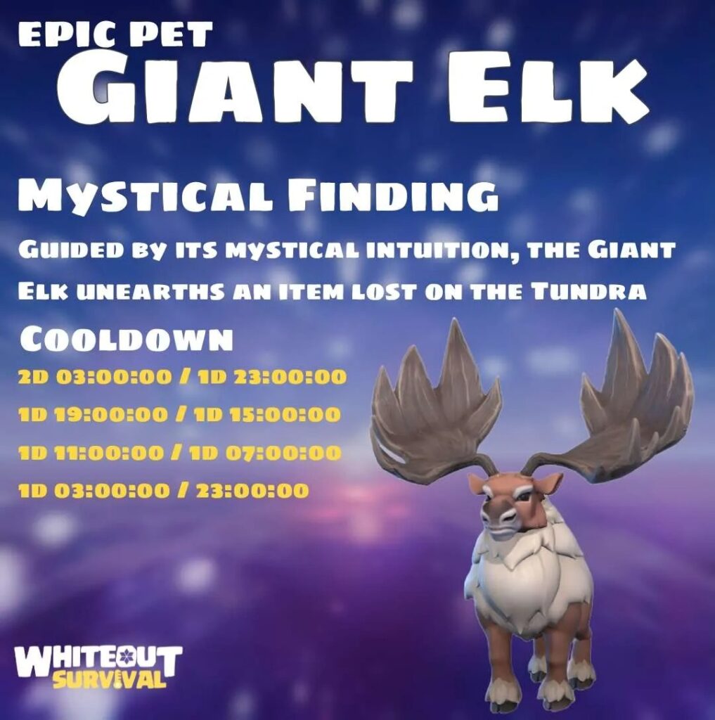 whiteout giant elk
