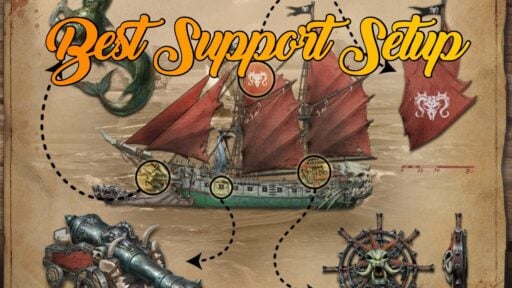 sea of conquest best support ship setup