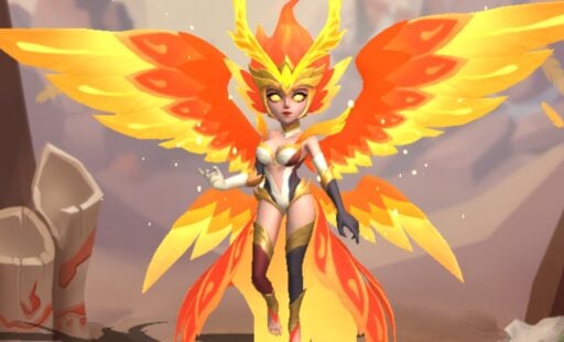 hero clash best fenixia build