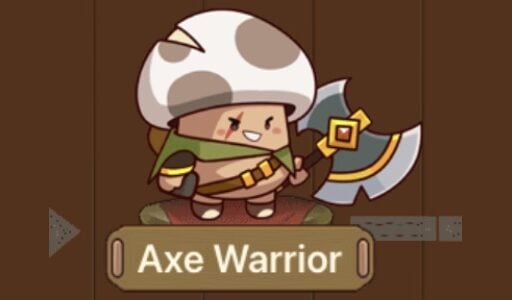 legend of mushroom best axe warrior build