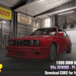 csr2 BMW 1990 M3 Sport Evolution best tune and shift pattern