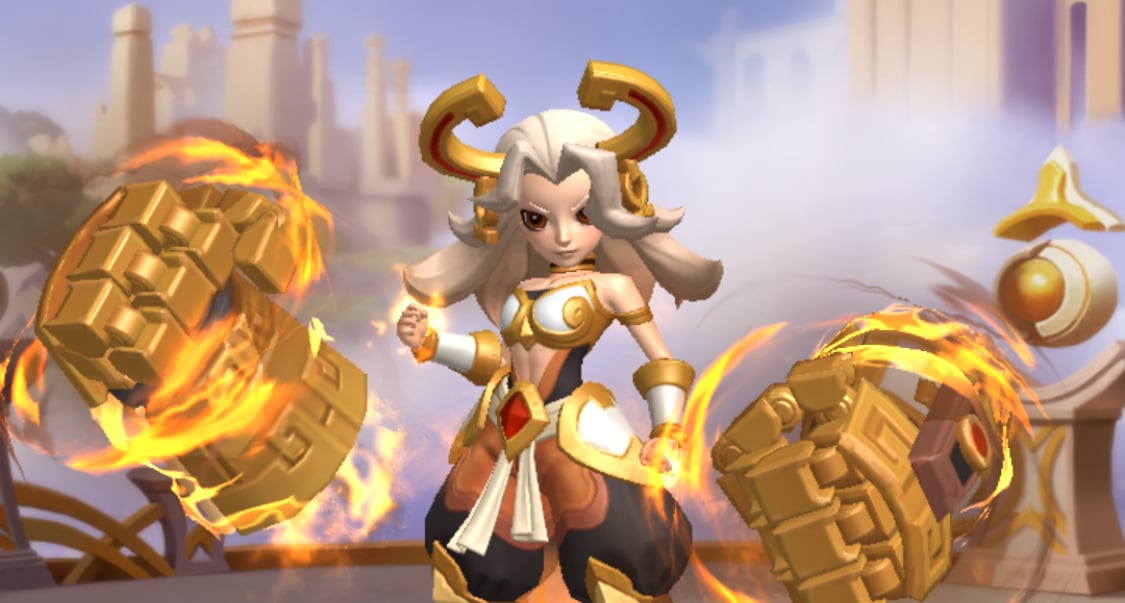 hero clash best build for wilderness god