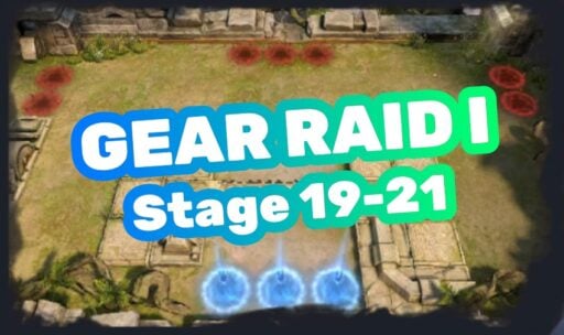 best teams for gear raid 1 stage 19-21
