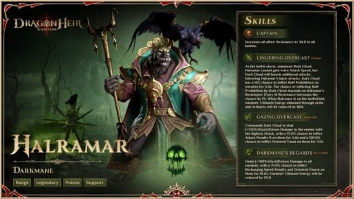 dragonheir best halramar build