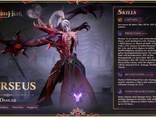 dragonheir best perseus build