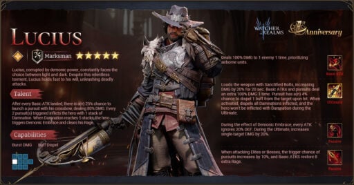 watcher of realms best lucius build