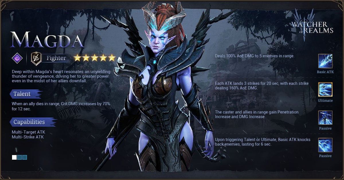 watcher of realms best magda build