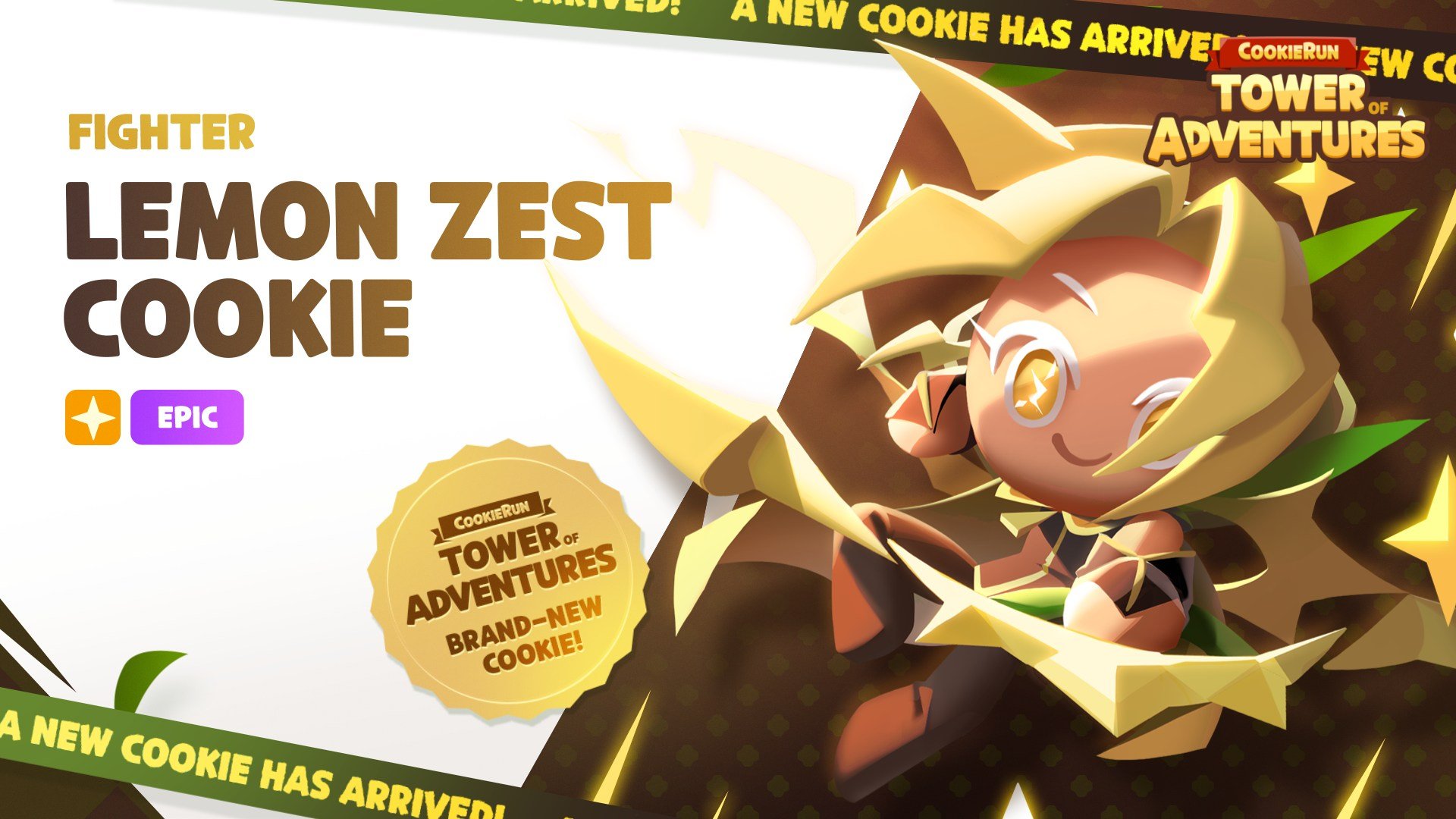 cookierun tower of adventures best lemon zest cookie build