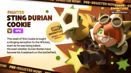 cookierun tower of adventures best sting durian cookie build