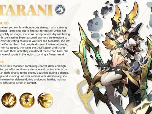 monster never cry best tarani build