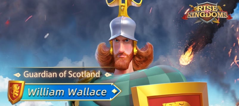 rise of kingdoms best william wallace build