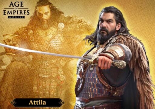 age of empires mobile best attila build 2025