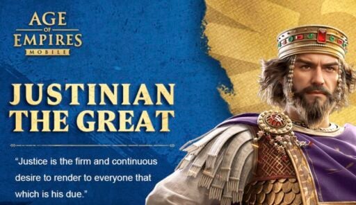age of empires mobile best justinian the great build