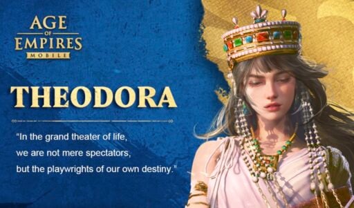 best theodora build in age of empires mobile