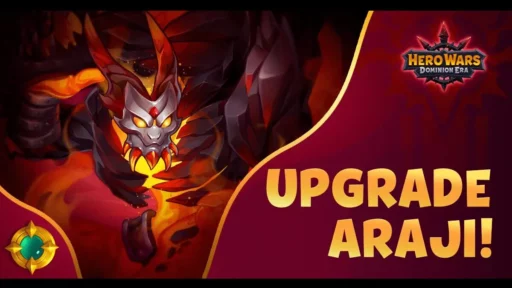 hero wars best araji build