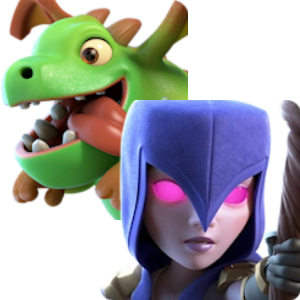 baby dragon + witch