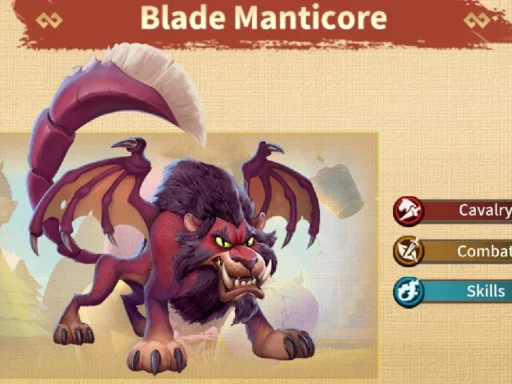 call of dragons best blade manticore build