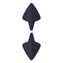 backward arrow