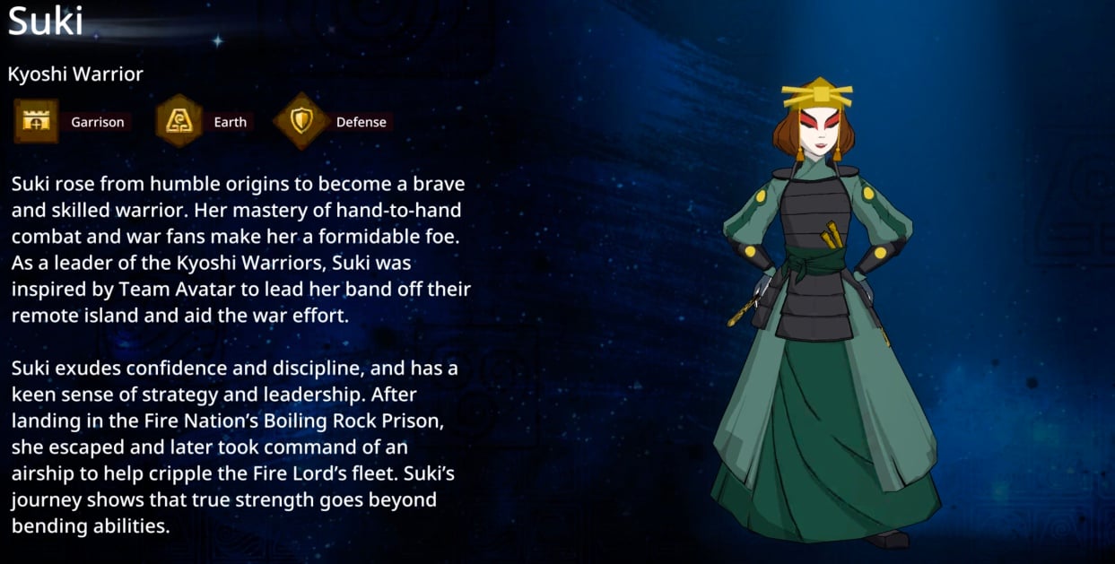 avatar realms collide best suki build
