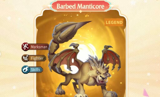 call of dragons best barbed manticore build