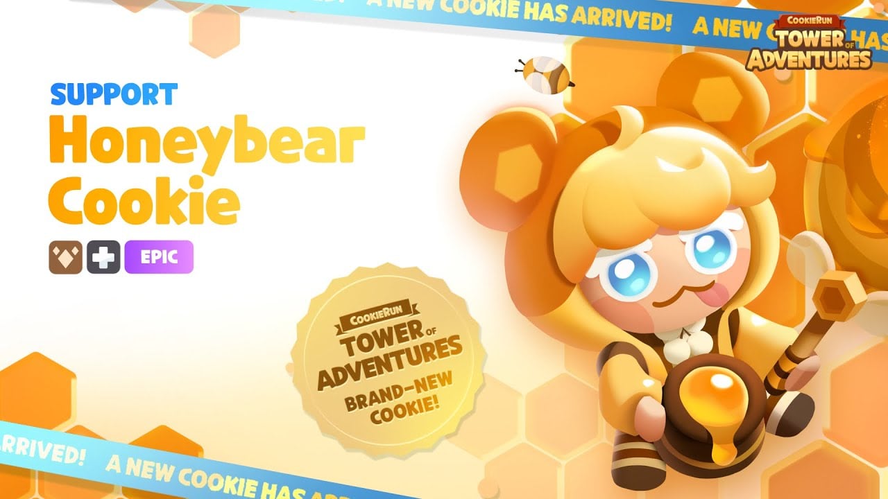 cookierun tower of adventures best honeybear cookie build