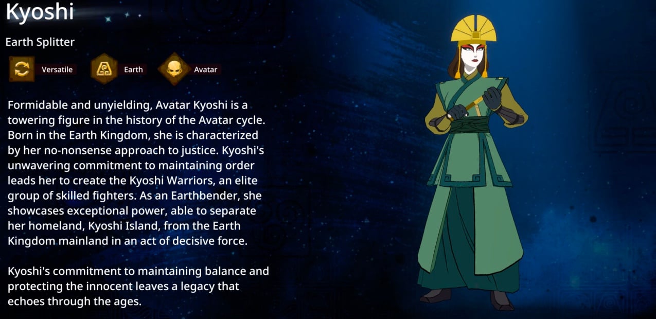 avatar realms collide best kyoshi build