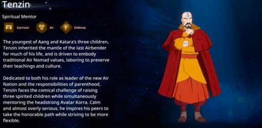avatar realms collide best tenzin build