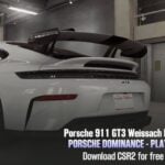 csr2 porsche 911 gt3 weissach package 992_2 best tune and shift pattern