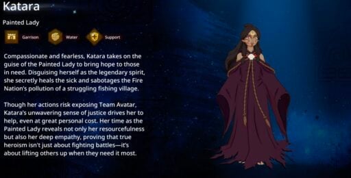 avatar katara painted lady build