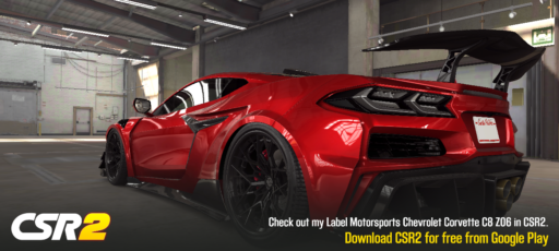 csr2 Label Motorsports Corvette C8 Z06 best tune and shift pattern