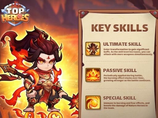 top heroes best ne zha build