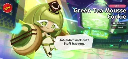 best green tea mousse cookie build