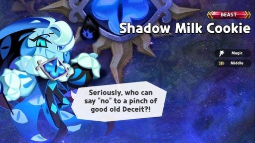 best shadow milk cookie