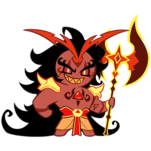 burning spice cookie