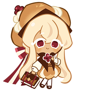 caramel choux cookie