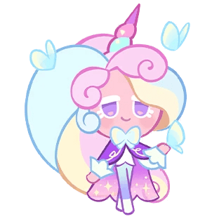 cream unicorn cookie
