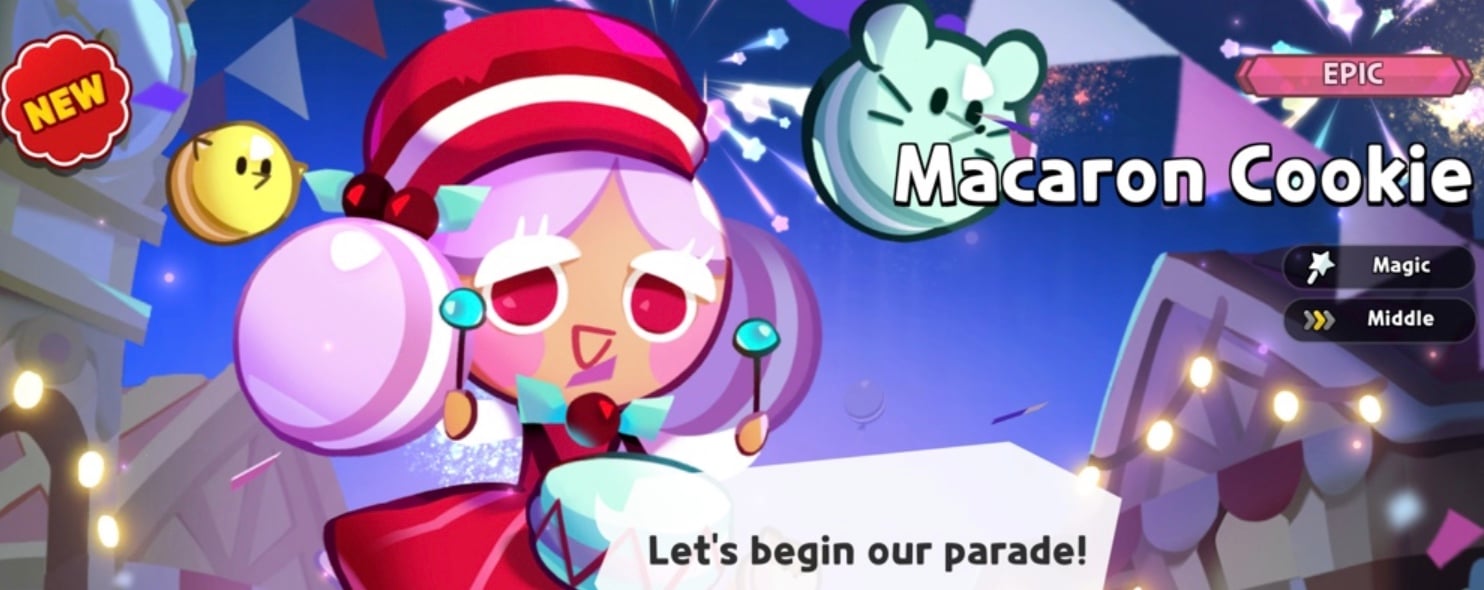 macaron cookie build