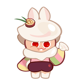 moon rabbit cookie