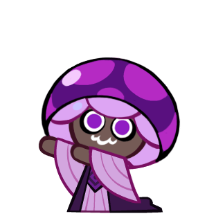 poison mushroom cookie