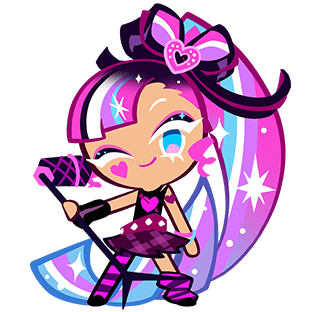 shining glitter cookie