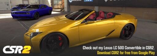 csr2 lexus lc 500 convertible best tune and shift pattern